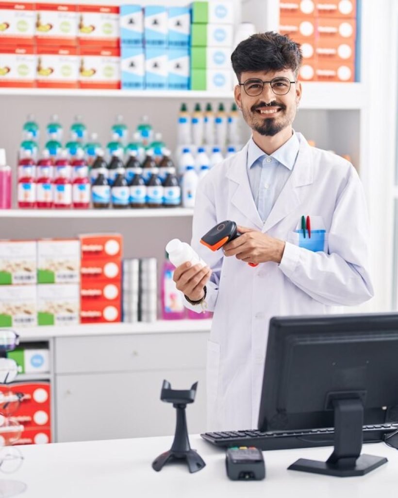 young-hispanic-man-pharmacist-smiling-confident-scanning-pills-bottle-pharmacy_839833-10375